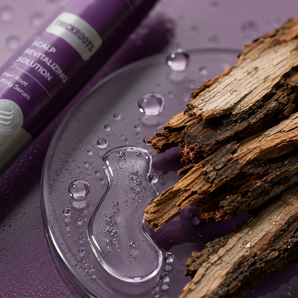 Clears the root, calms the scalp.